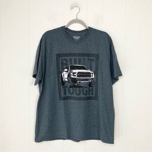 Ford F-150 Raptor Mens T Shirt Size XL Heathered Gray Graphic Print Gildan